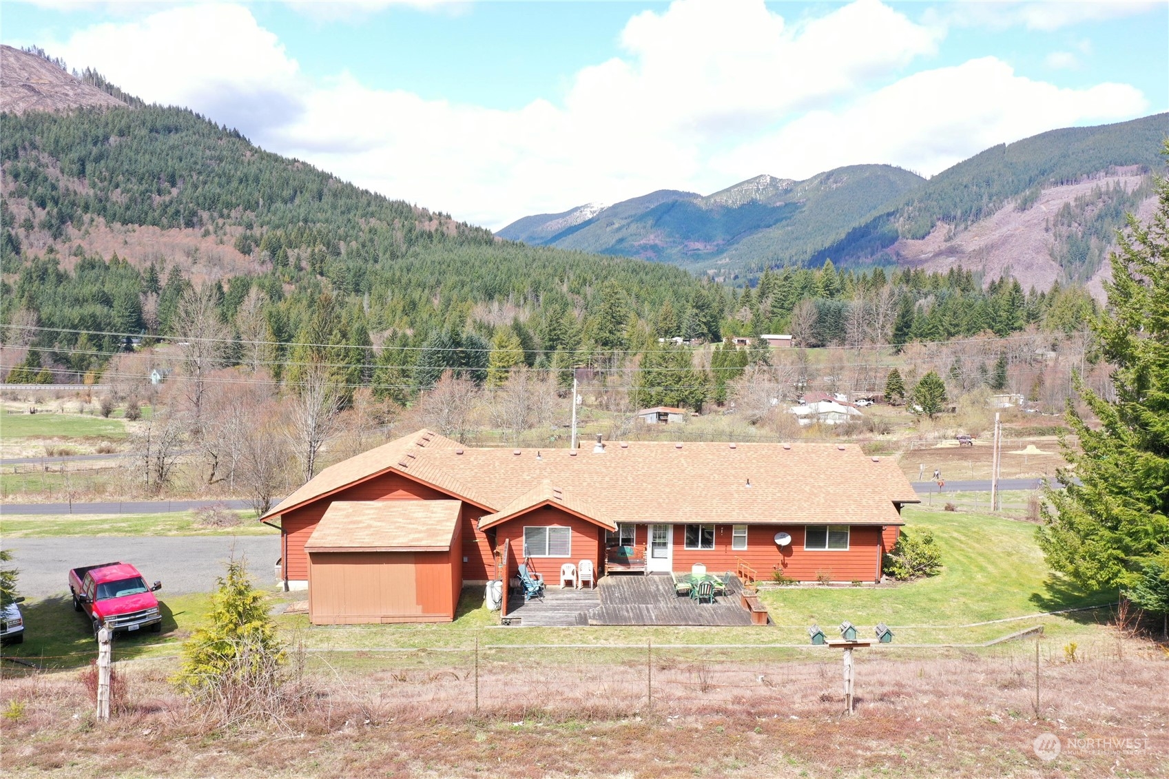 104 Compton Road Morton, WA 98356 - Photo 2 of 35 a view of lake and mountain