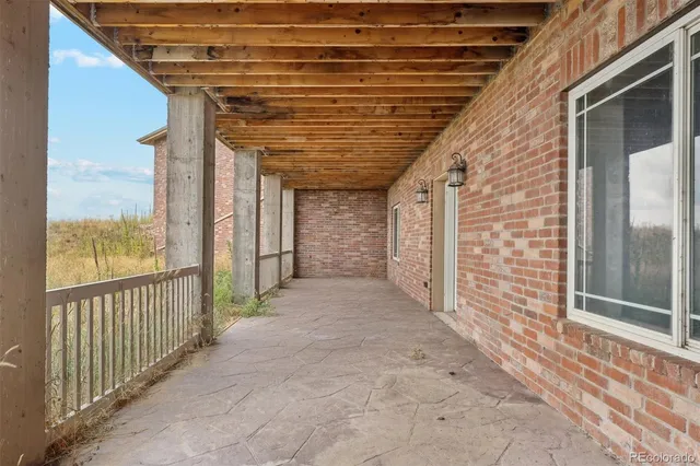 a view of a lake from balcony