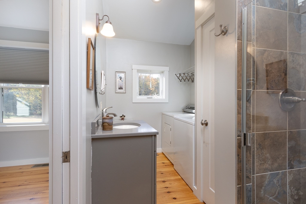 216 Padre Road New Braintree, MA 01531 - Photo 18 of 29 a bathroom with a sink and a mirror
