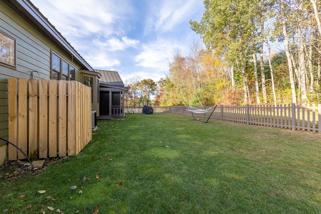 216 Padre Road New Braintree, MA 01531 - Photo 26 of 29 a view of a back yard of the house