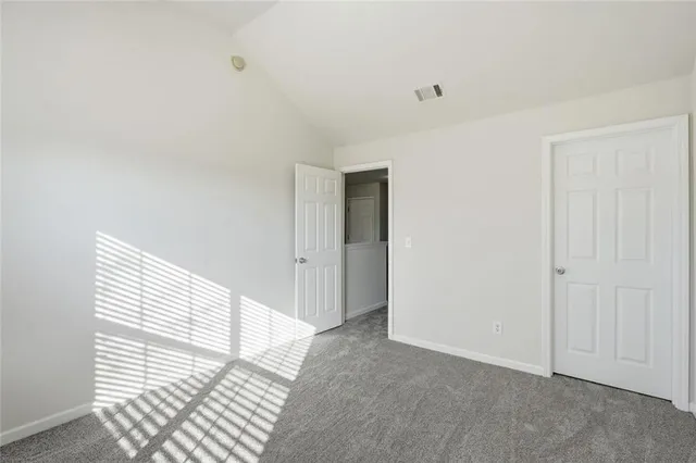 a view of an empty room