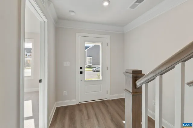wooden floor in an empty room