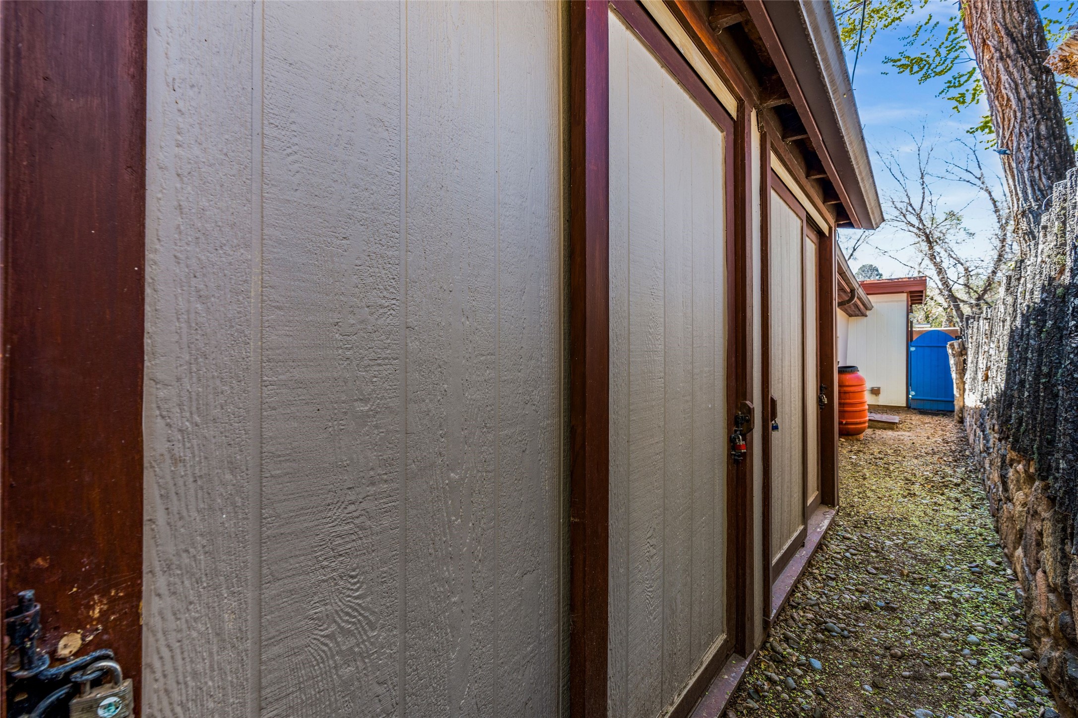 1402 Bishops Lodge Road, Unit A Santa Fe, NM 87506 - Photo 32 of 40 Side Yard & Storage Sheds