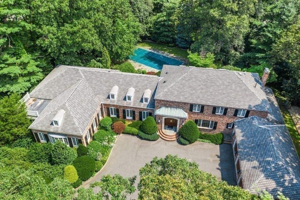 25 Bullard Road Weston, MA 02493 - Photo 1 of 31 an aerial view of a house
