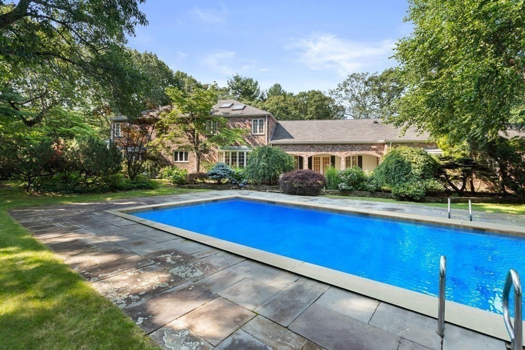 25 Bullard Road Weston, MA 02493 - Photo 28 of 31 a view of outdoor space yard and swimming pool