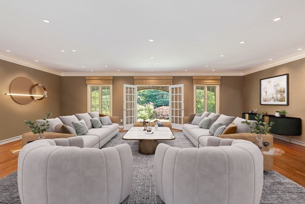 25 Bullard Road Weston, MA 02493 - Photo 5 of 31 a living room with furniture and a large window