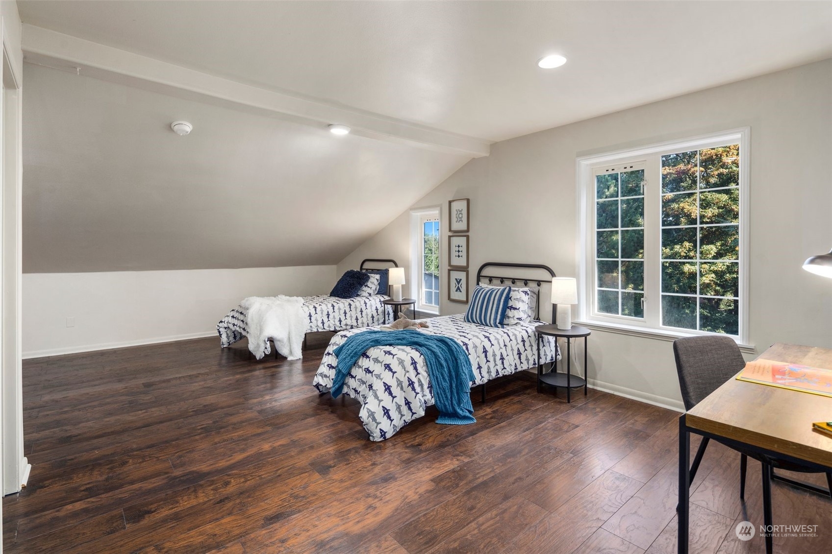 4729 Seahurst Avenue Everett, WA 98203 - Photo 32 of 40 a bedroom with bed and a window