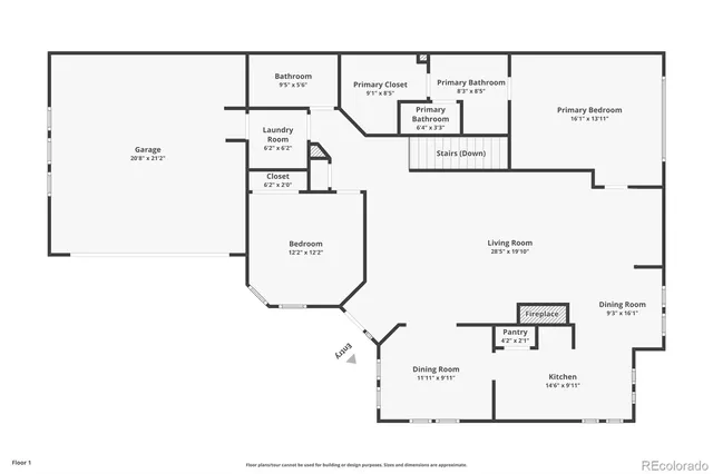 a picture of a floor plan