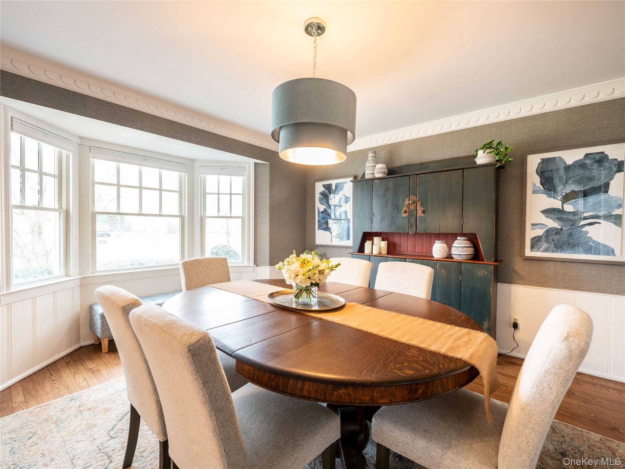 126 Northwoods Road Manhasset, NY 11030 - Photo 8 of 26 a view of a dining room with furniture window and outside view