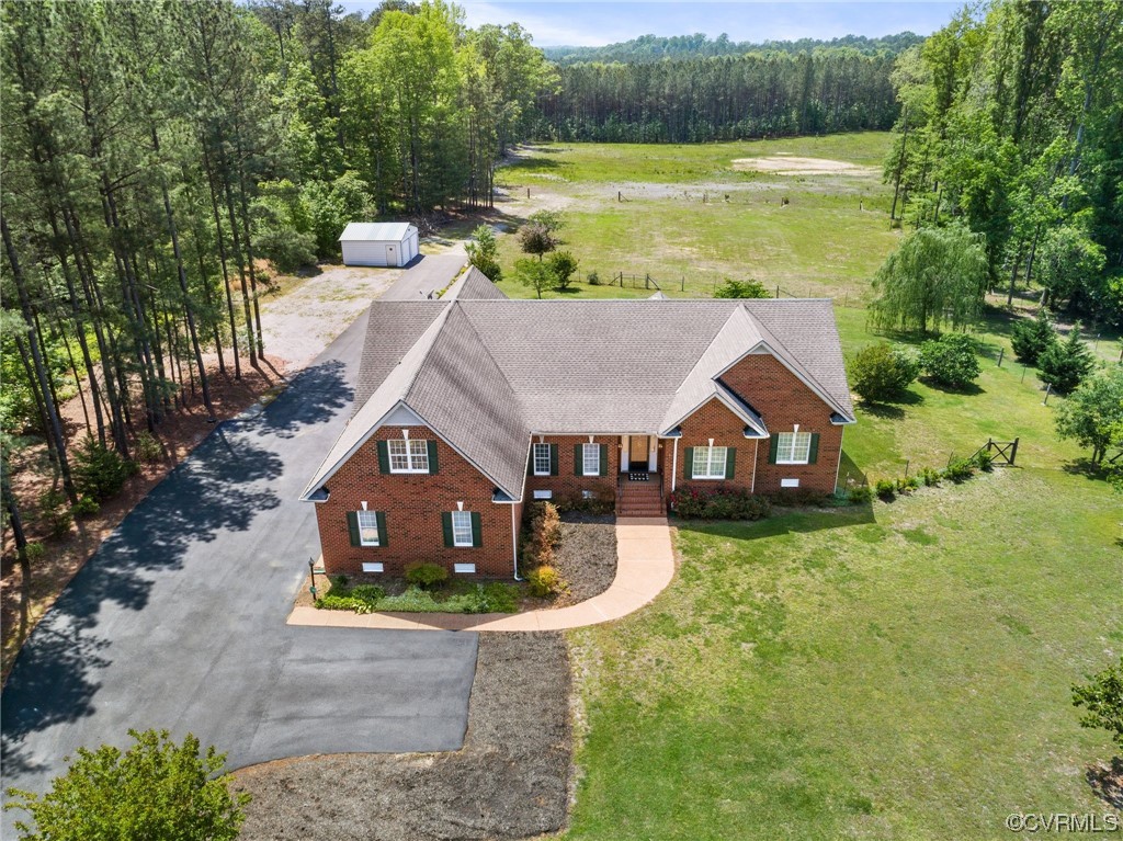 20001 Genito Road Moseley, VA 23120 - Photo 40 of 50 a aerial view of a house with a yard
