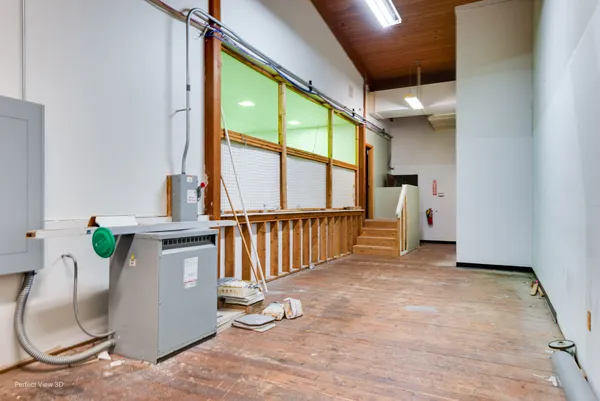a view of an empty room