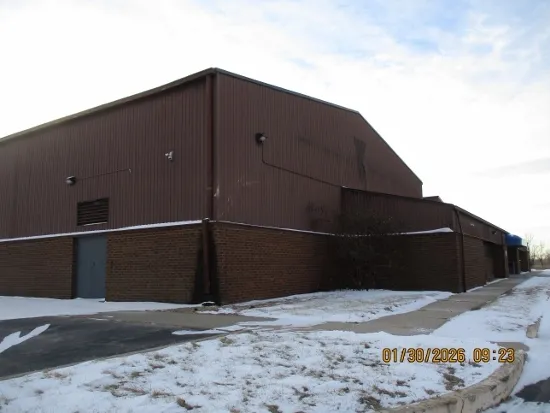 a view of a garage