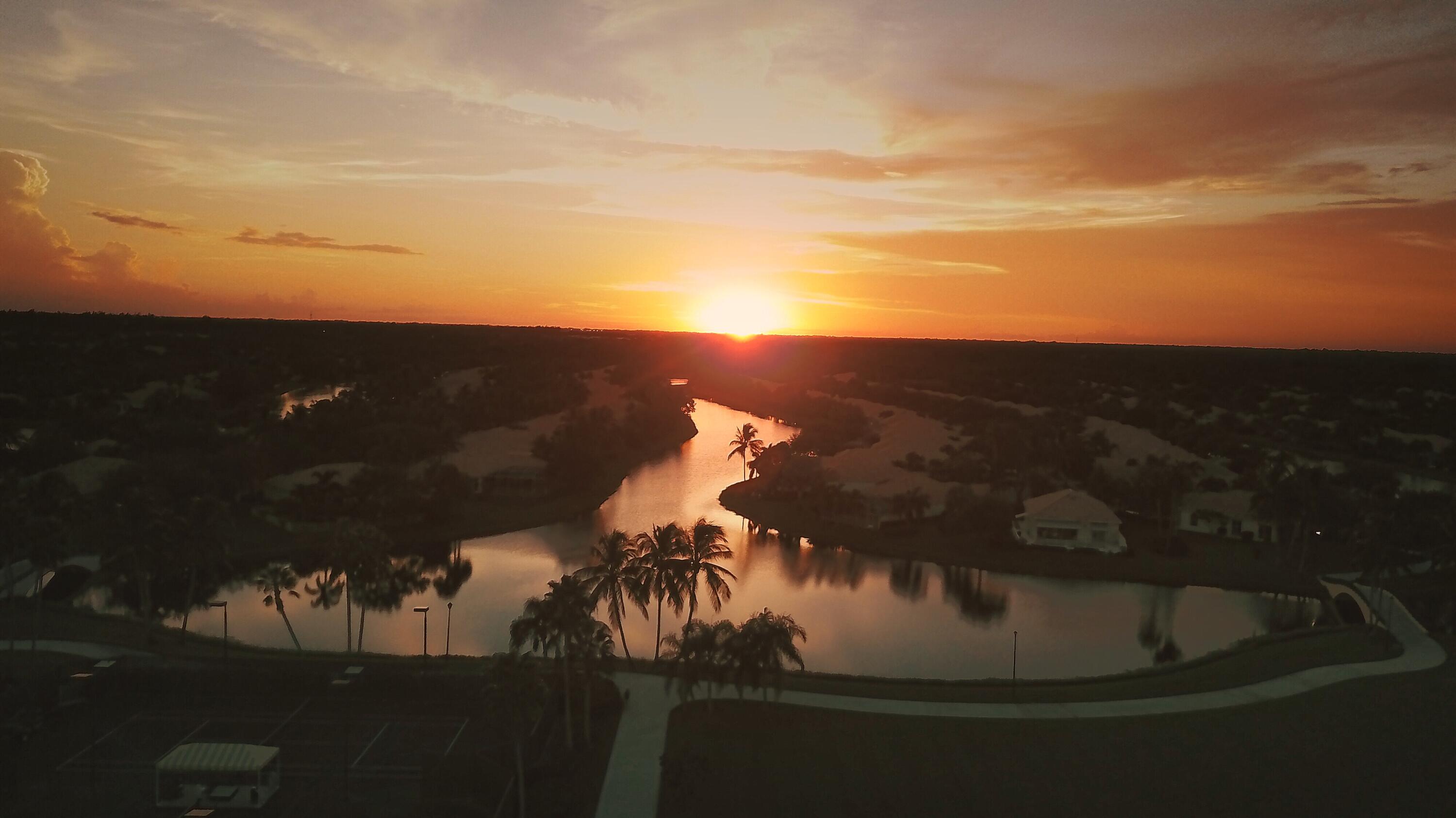 2706 James River Road West Palm Beach, FL 33411 - Photo 62 of 64 Aerial View Sunset