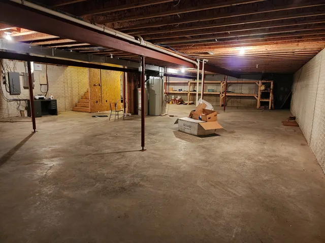 a view of room with gym equipment