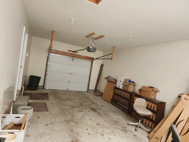 a room with storage and utility