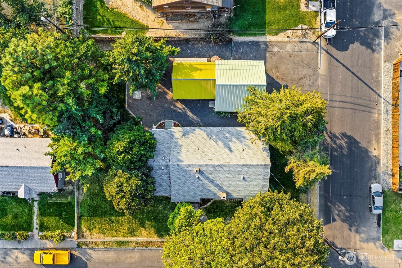 505 D Street Southwest Ephrata, WA 98823 - Photo 28 of 28 an aerial view of a house with a swimming pool