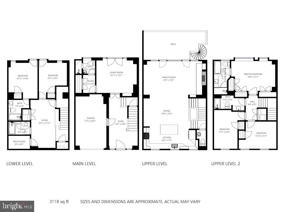 3604 Prospect Street Northwest Washington, DC 20007 - Photo 41 of 41 Floor Plans