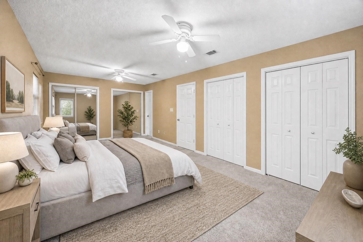 422 Nursery Road Spring, TX 77380 - Photo 7 of 16 Huge primary bedroom with tons of closet space. Virtually Staged