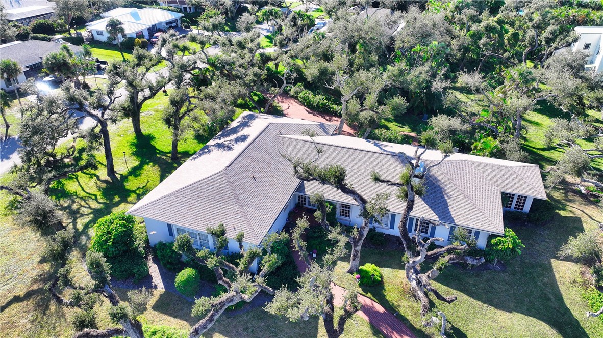 3765 Flamingo Drive Vero Beach, FL 32963 - Photo 27 of 28 an aerial view of house with yard swimming pool and outdoor seating