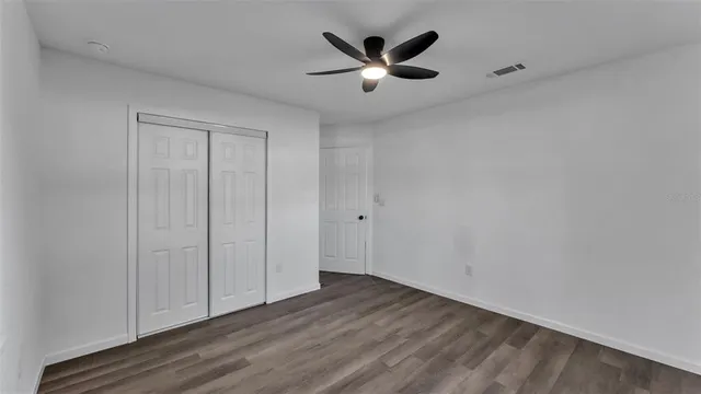 wooden floor in an empty room