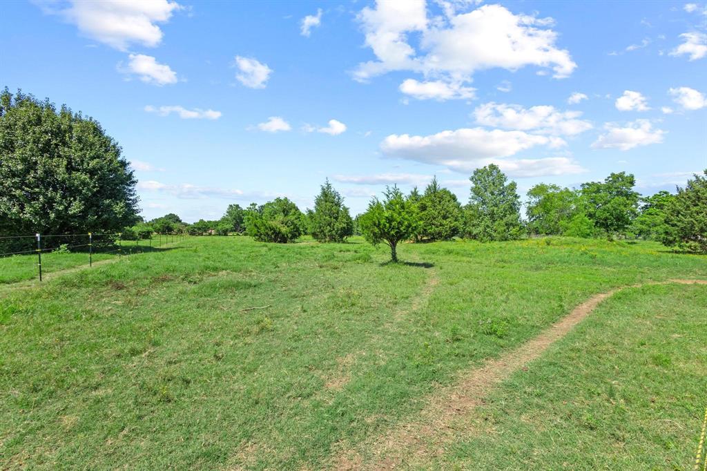 489 Delphia Drive Denison, TX 75021 - Photo 31 of 40 a backyard of a house with lots of green space