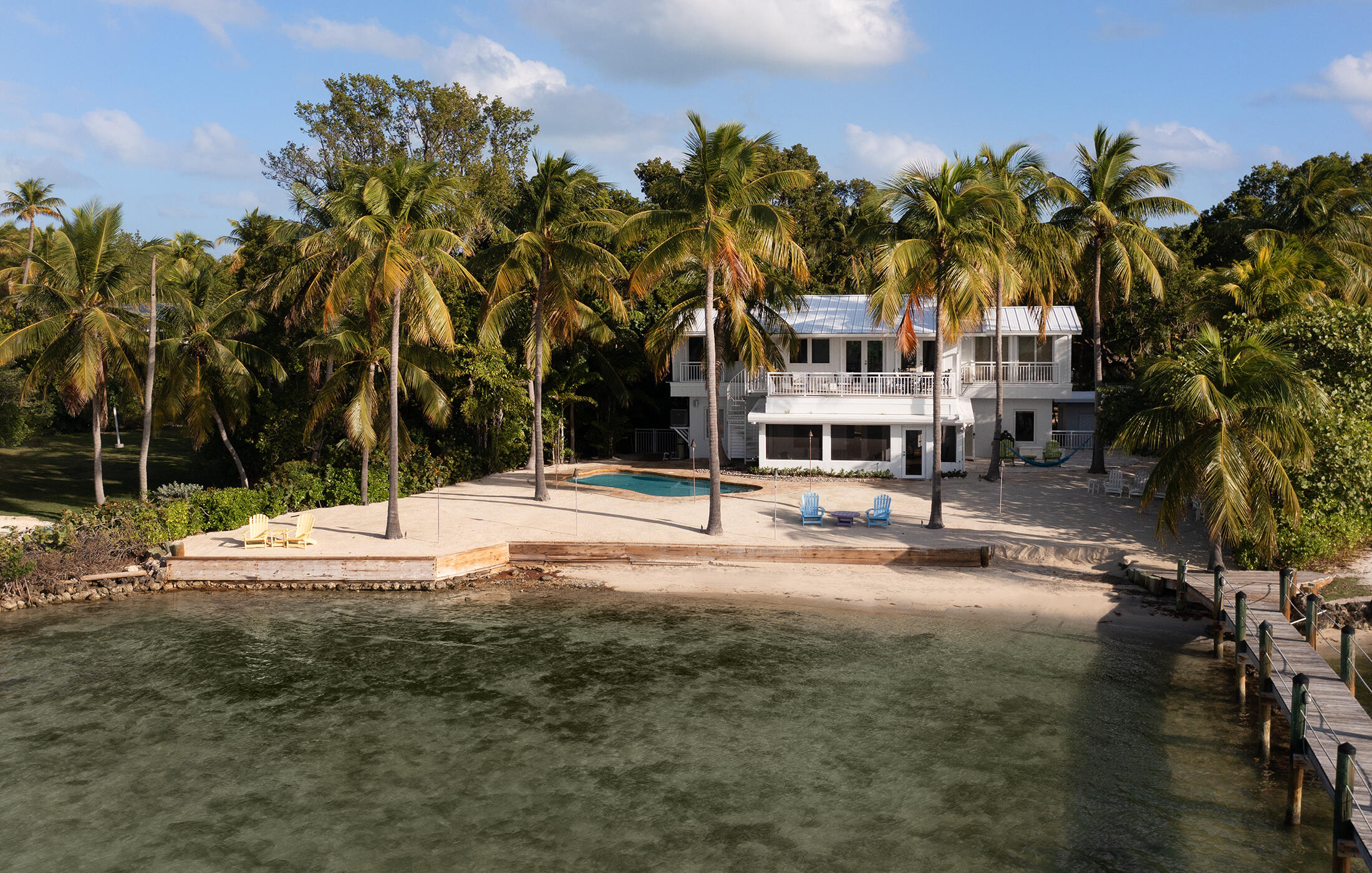 58 Sunset Road Key Largo, FL 33037 - Photo 5 of 25 Sandy walk-in beach
