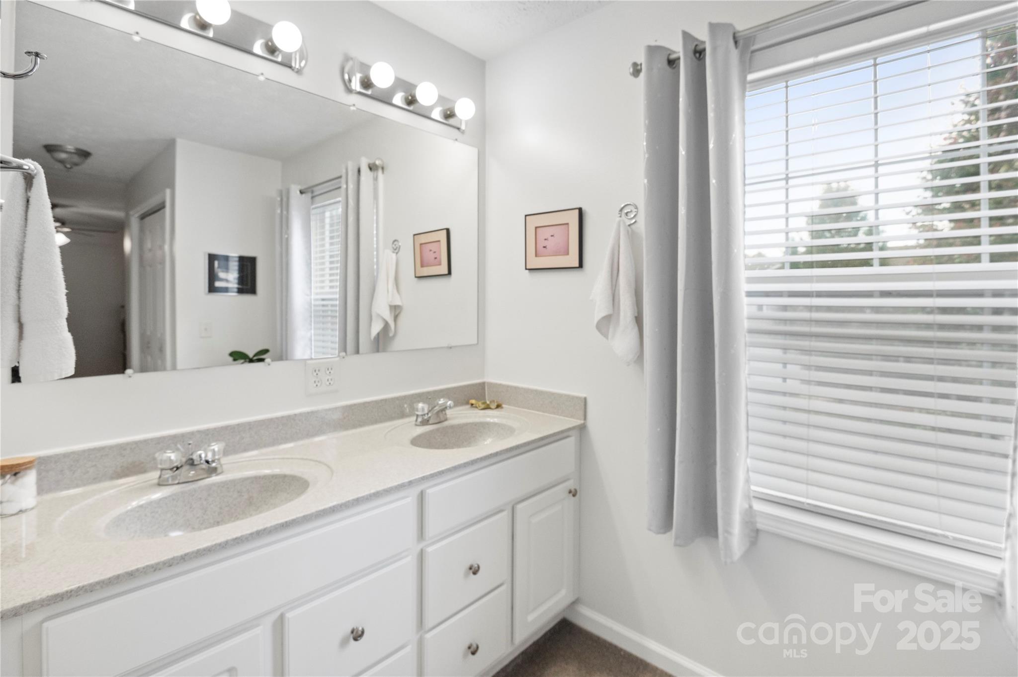 204 Pembrook Road Swannanoa, NC 28778 - Photo 10 of 15 a bathroom with a double vanity sink and a mirror