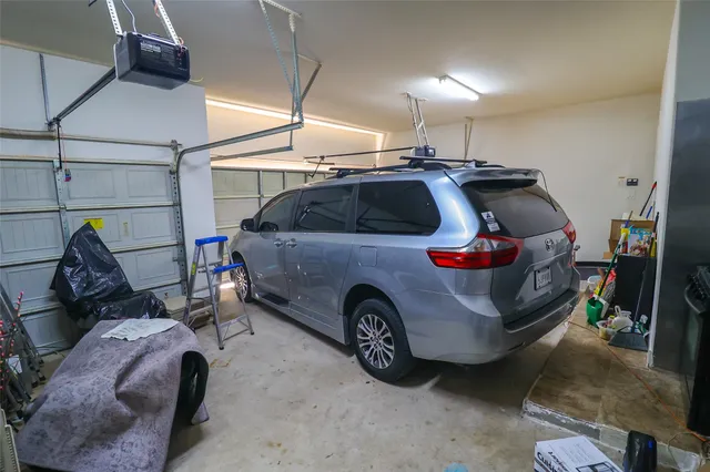 a view of car garage