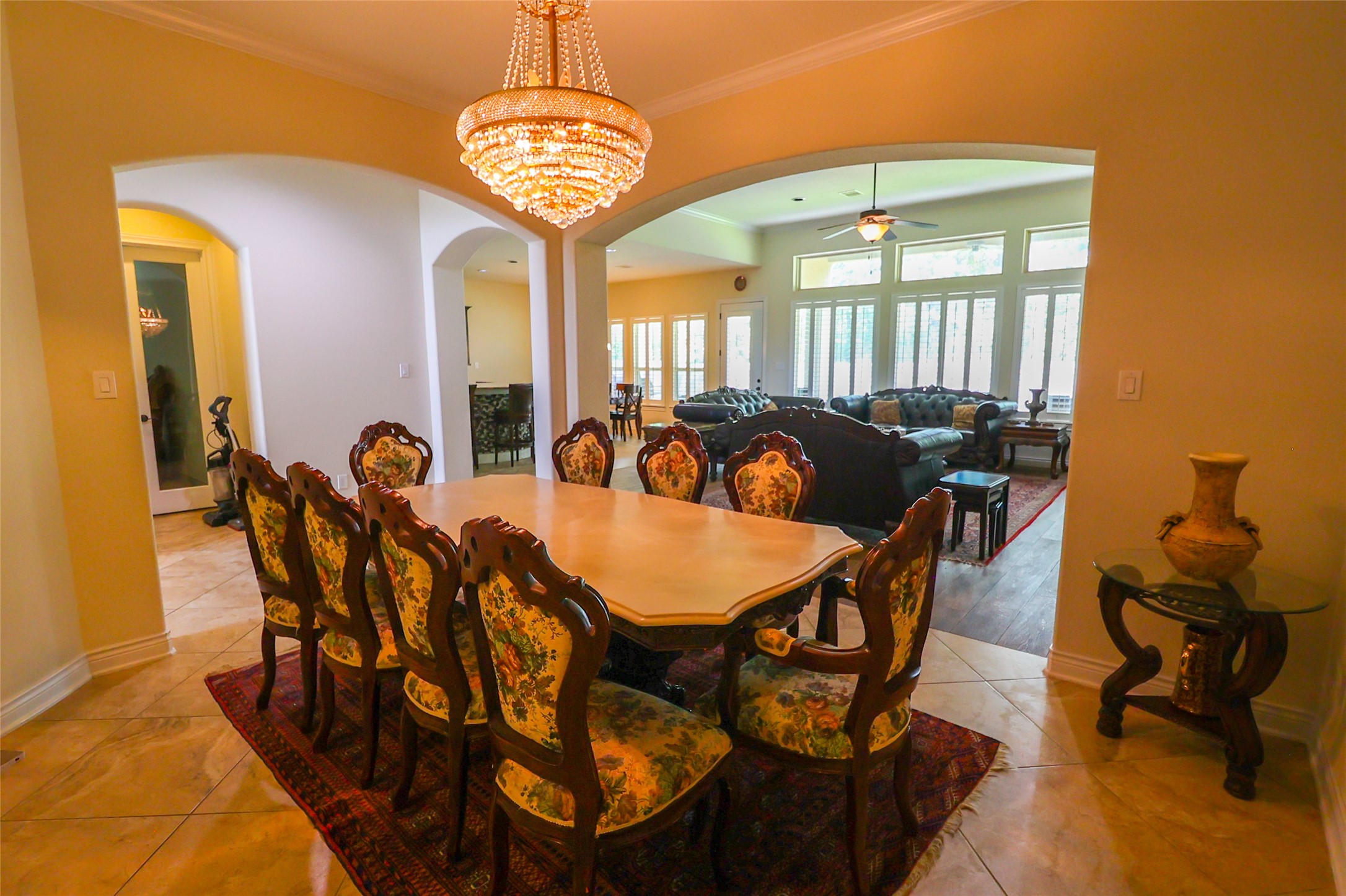 2406 Barclay Lake Lane Spring, TX 77388 - Photo 9 of 50 a view of a dining room with furniture window and outside view