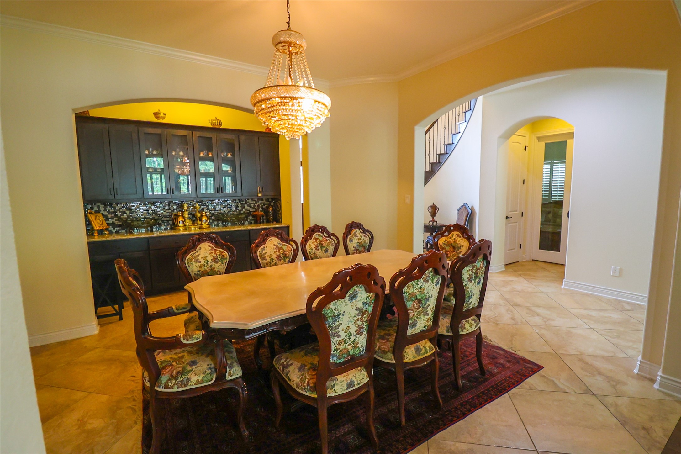 2406 Barclay Lake Lane Spring, TX 77388 - Photo 10 of 50 a view of a dining room with furniture and chandelier