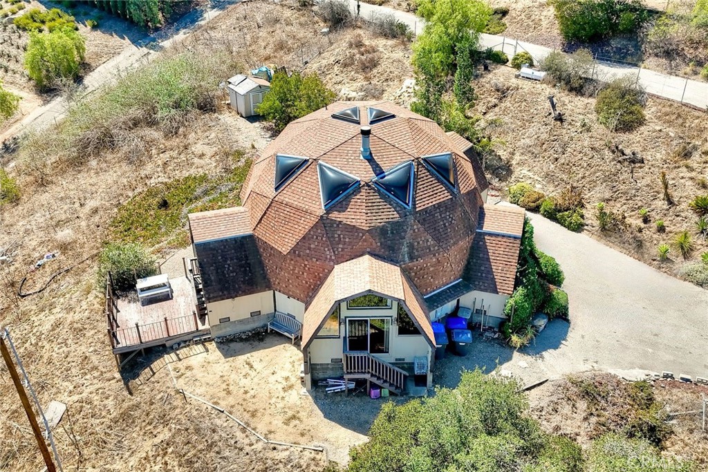 4434 Brodea Lane Fallbrook, CA 92028 - Photo 34 of 38 an aerial view of a house with a yard and lake view