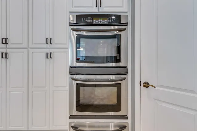 a view of staircase with lots of stuff