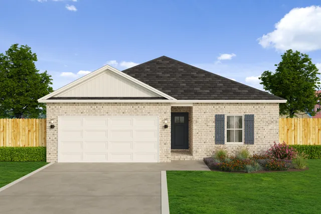 a view of a yard in front view of a house