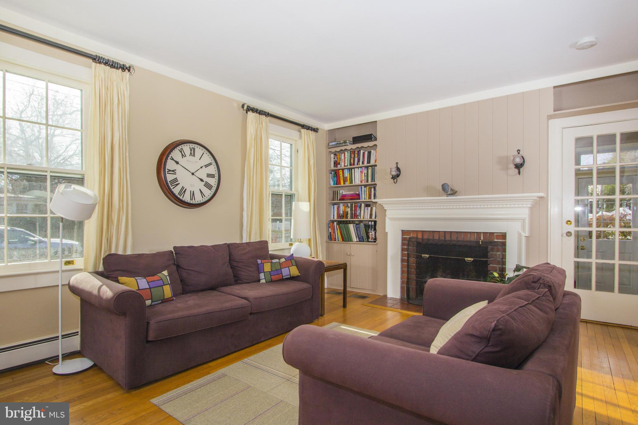 5219 Goddard Road Bethesda, MD 20814 - Photo 3 of 30 Living Room w/ Fireplace