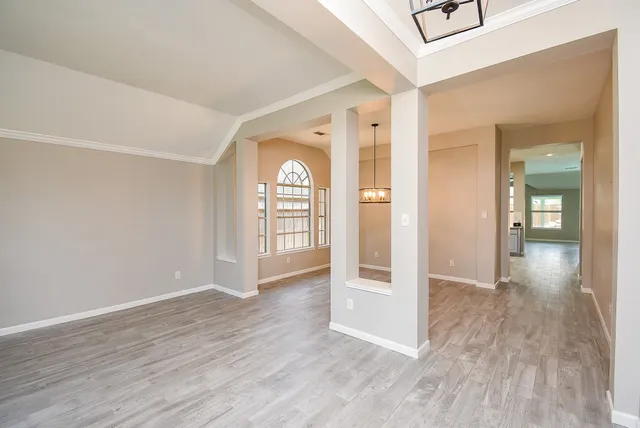 wooden floor in an empty room