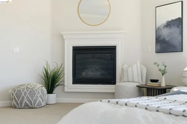 a very nice looking room with a large window