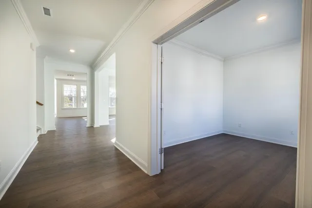 a view of an empty room