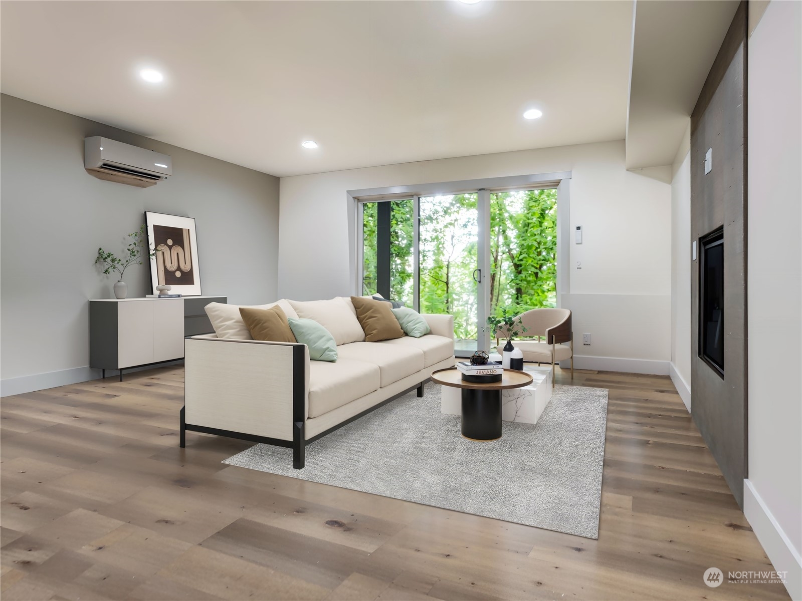 407 Southwest Thistle Street Seattle, WA 98106 - Photo 7 of 40 a living room with furniture and a potted plant