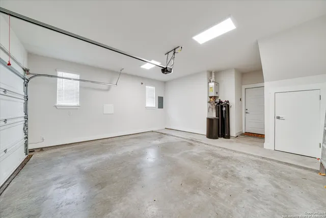 a view of a porch with a house