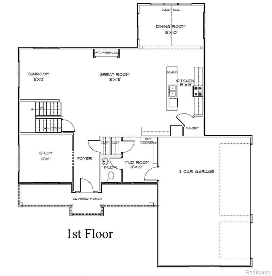2475 Walnut View Drive Howell, MI 48855 - Photo 58 of 62 Kensington 1st Floor.jpg