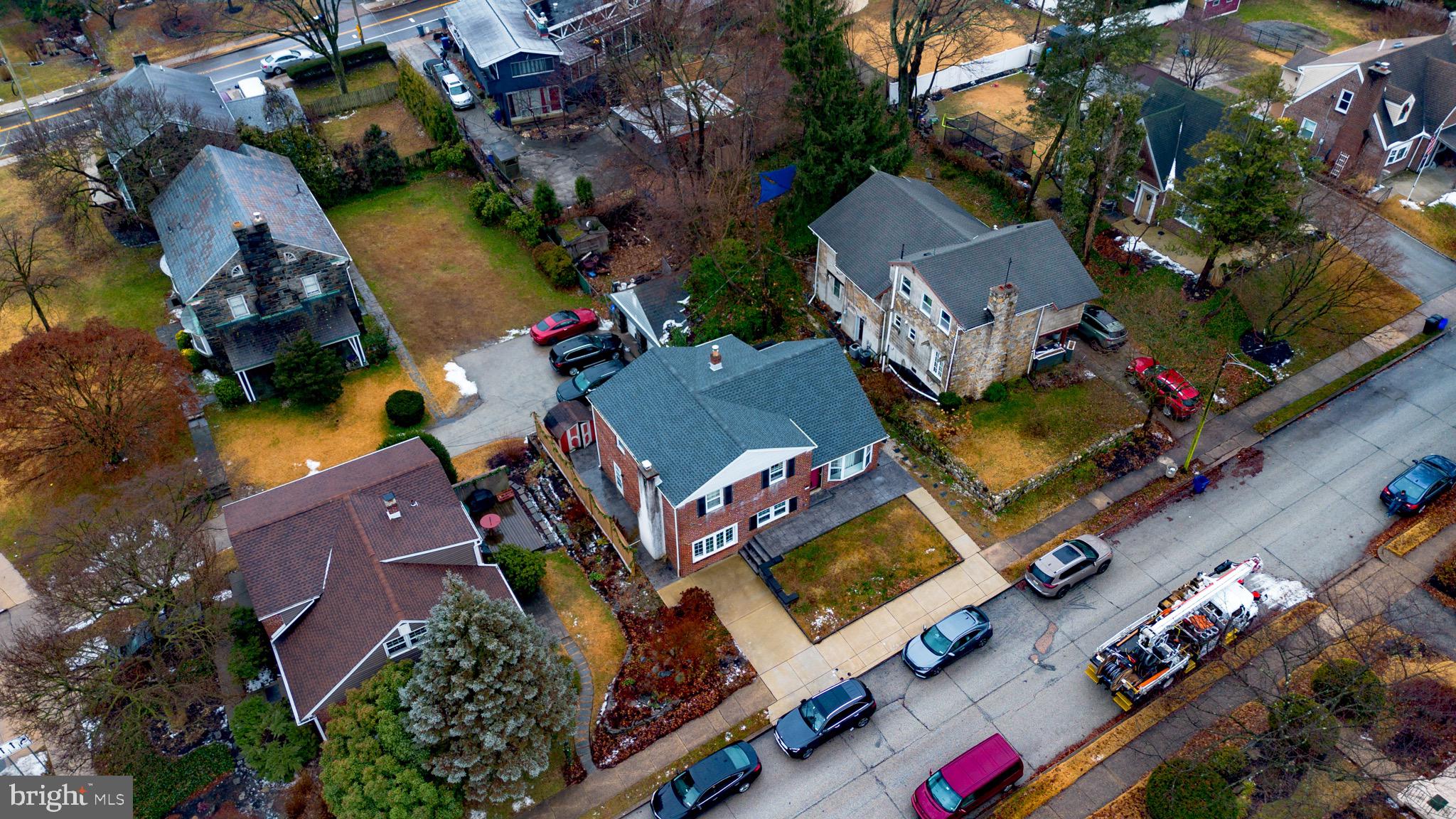 613 Seville Street Philadelphia, PA 19128 - Photo 34 of 37 an aerial view of house with a yard
