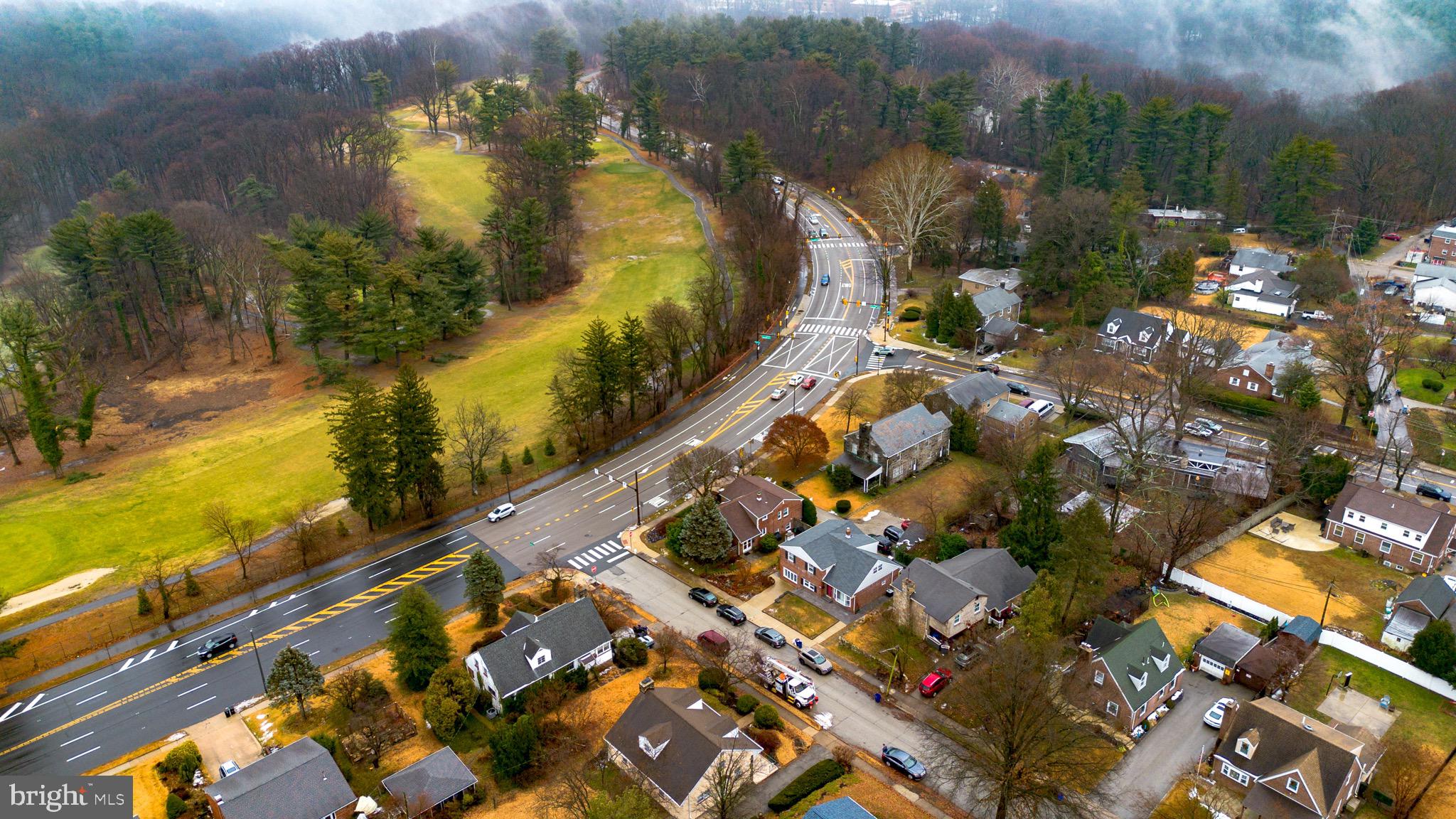 613 Seville Street Philadelphia, PA 19128 - Photo 36 of 37 an aerial view of residential houses with outdoor space