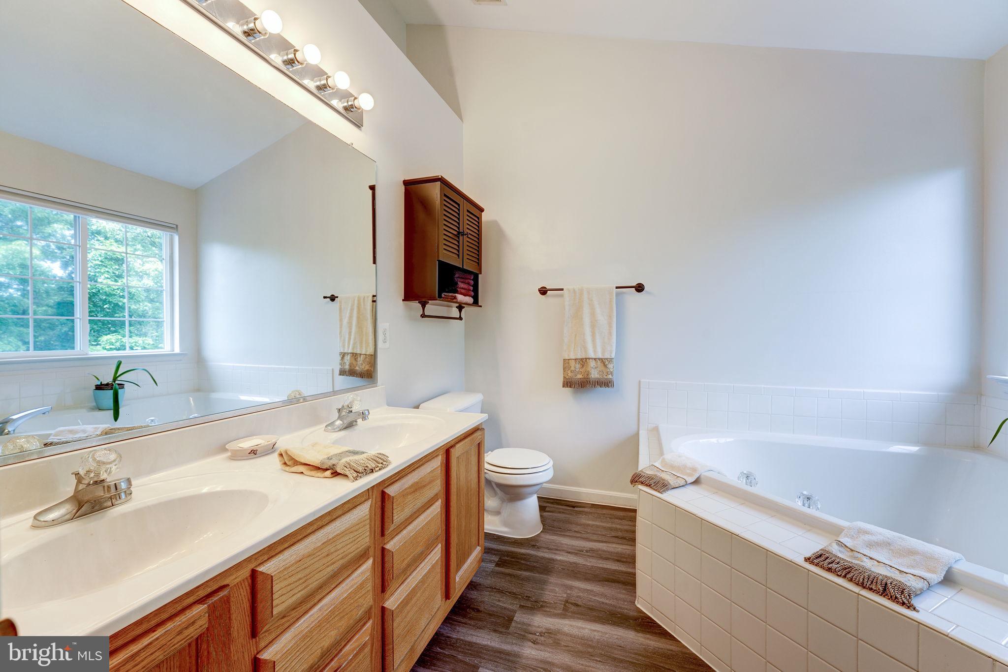 2703 Summers Ridge Drive Odenton, MD 21113 - Photo 22 of 56 Master Bath double vanity and sunken tub