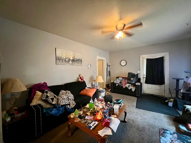 a room with storage and utility