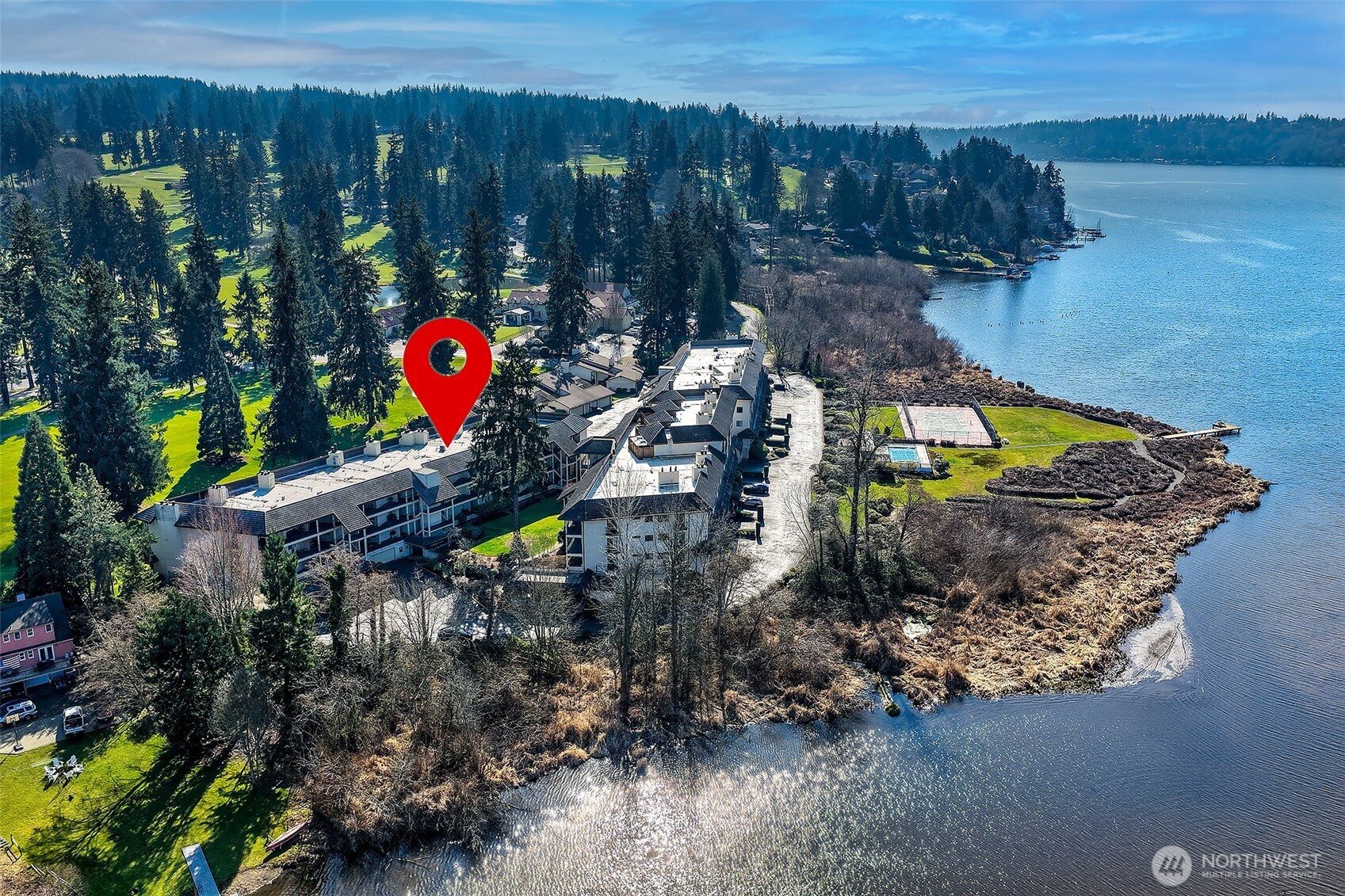 16929 Inglewood Road Northeast, Unit C305 Kenmore, WA 98028 - Photo 23 of 27 a view of a outdoor space