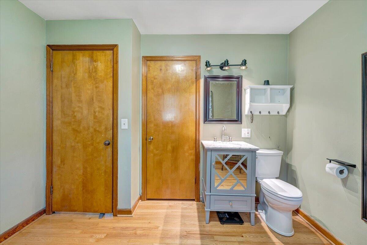 2129 Twelve Oclock Knob Road Salem, VA 24153 - Photo 24 of 48 a bathroom with a toilet and a shower
