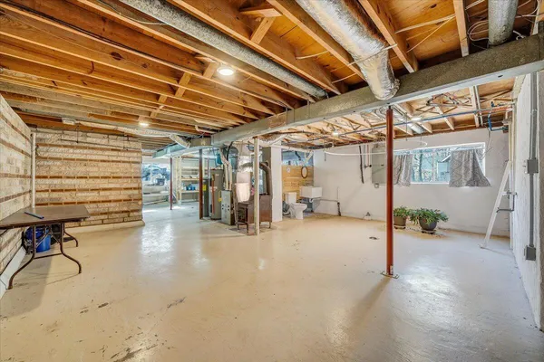 a view of a storage room