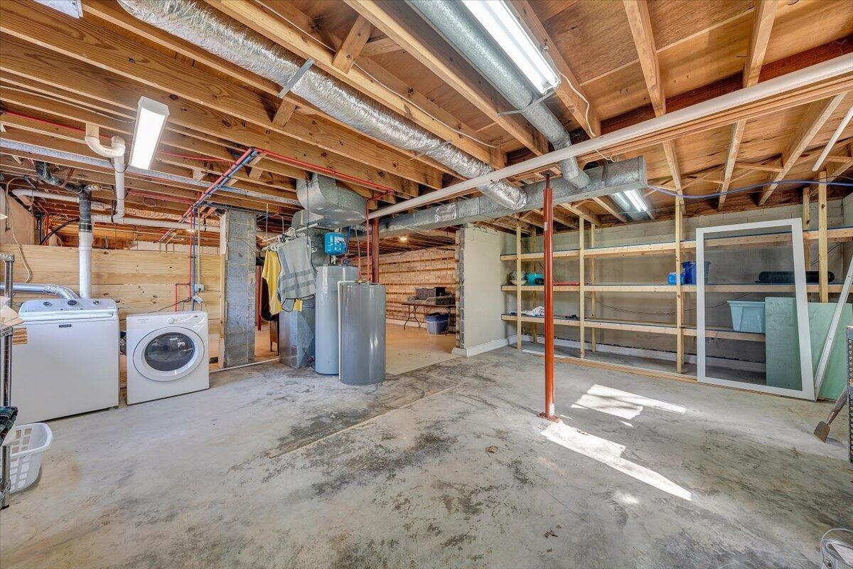 2129 Twelve Oclock Knob Road Salem, VA 24153 - Photo 37 of 48 a view of a storage room with racks on the wall