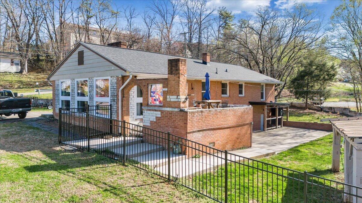 2129 Twelve Oclock Knob Road Salem, VA 24153 - Photo 39 of 48 a view of a house with wooden fence