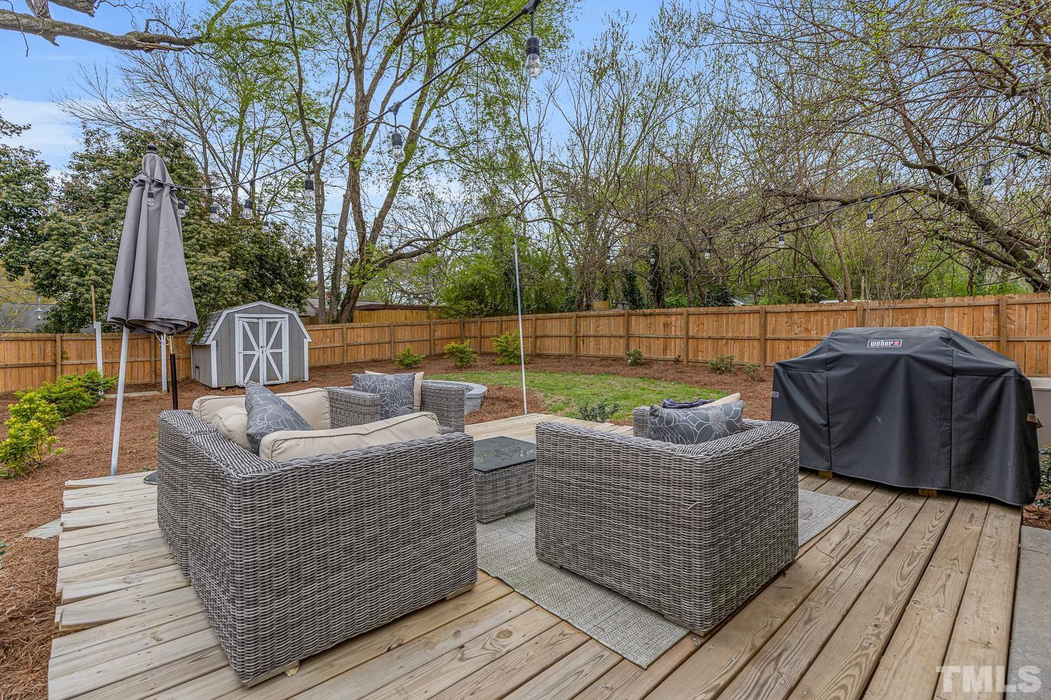 2456 Milburnie Road Raleigh, NC 27610 - Photo 16 of 23 a view of outdoor space with seating